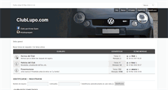Desktop Screenshot of clublupo.com