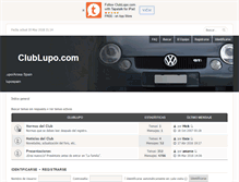 Tablet Screenshot of clublupo.com
